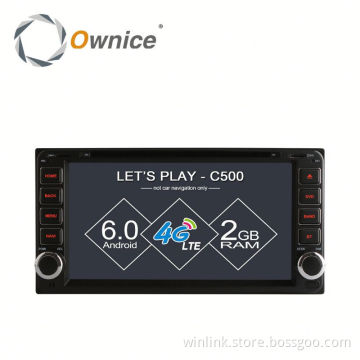 Ownice Cortex A53 4Core Android 6.0 2 din universal car radio player with 16G rom support 4G